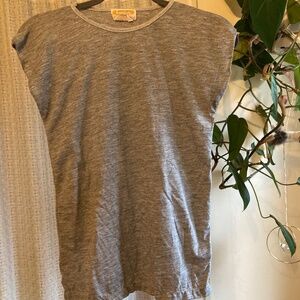 Vintage Heather grey muscle Tshirt